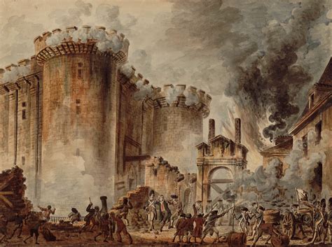 La Prise de la Bastille; symbole de la fin d'une époque et le début d'une révolution tumultueuse